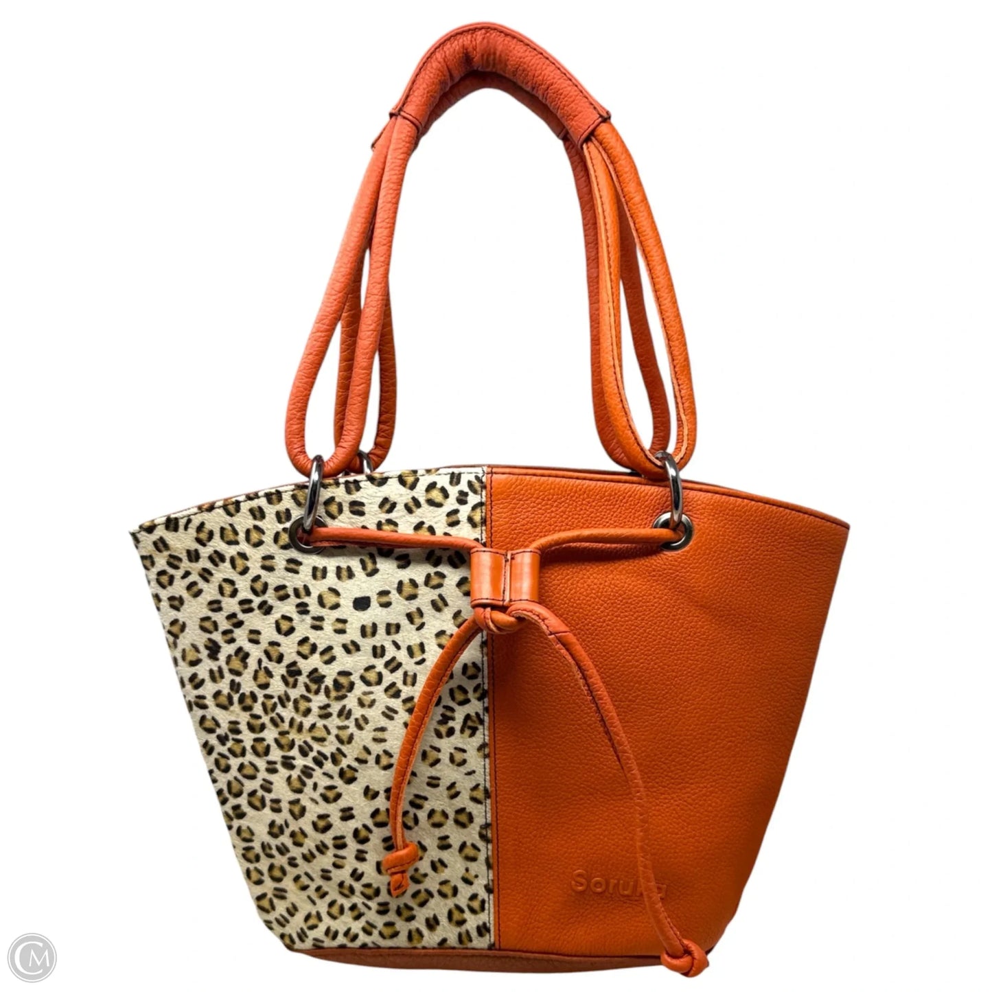 Boston Recycled Leather Tote By Soruka, Size: Medium