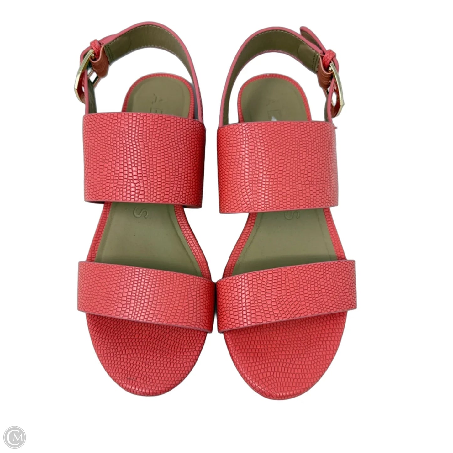 Camilia Block Heel Sandals By Aerosoles In Coral, Size: 6.5