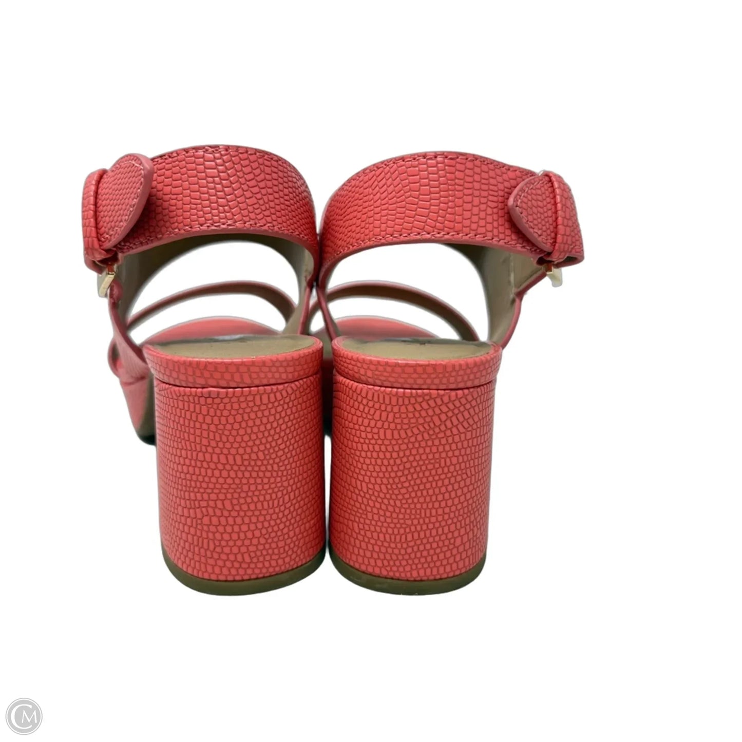 Camilia Block Heel Sandals By Aerosoles In Coral, Size: 6.5
