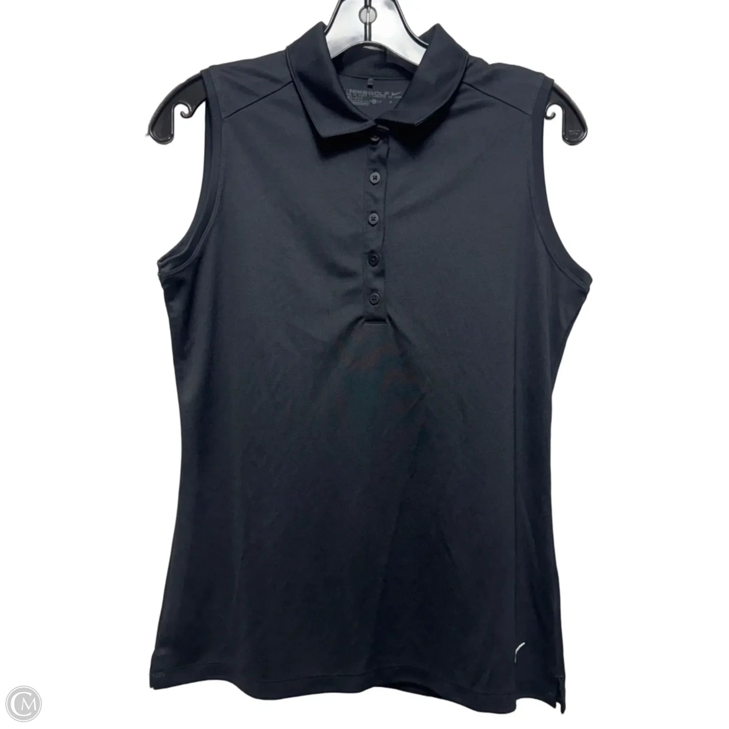 Athletic Tank Top By Nike Apparel In Black, Size: M