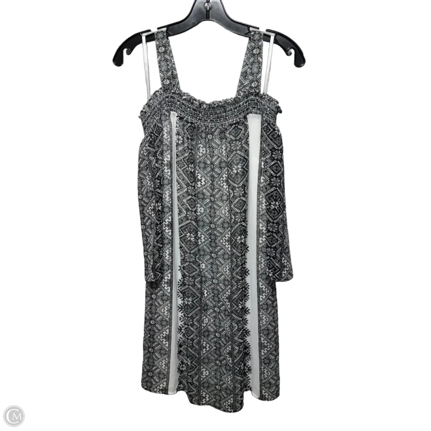 Cold Shoulder Soft Dress By White House Black Market In Black & White, Size: 00