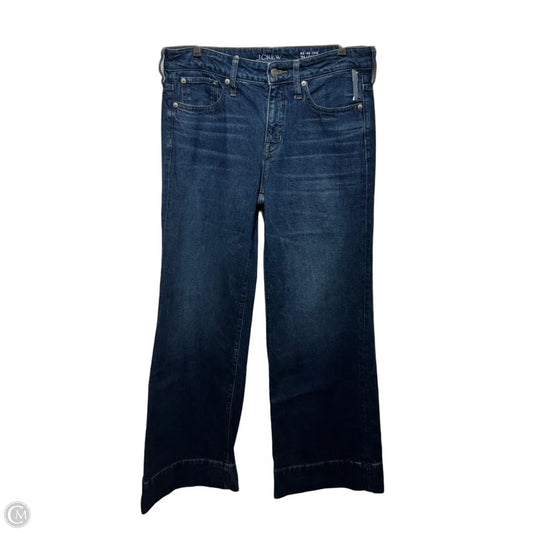 ‘96 Low Rise Denim Trousers By J. Crew In Blue Denim, Size: 6/28