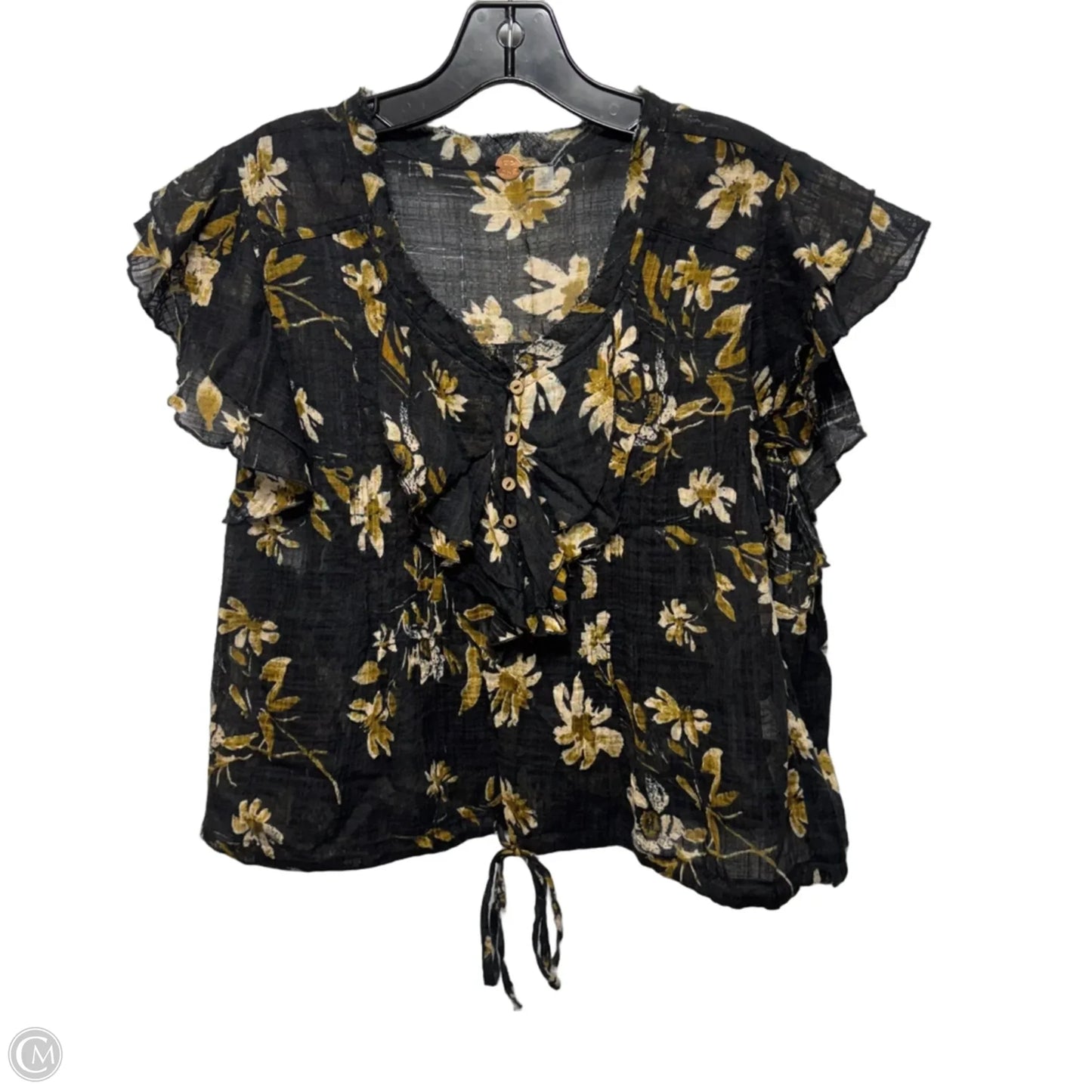 Top Sleeveless By Free People In Floral Print, Size: L