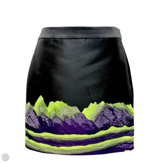 Space Mountain Mini Skirt Luxury Designer By Alexander Wang In Multi-colored, Size: 4
