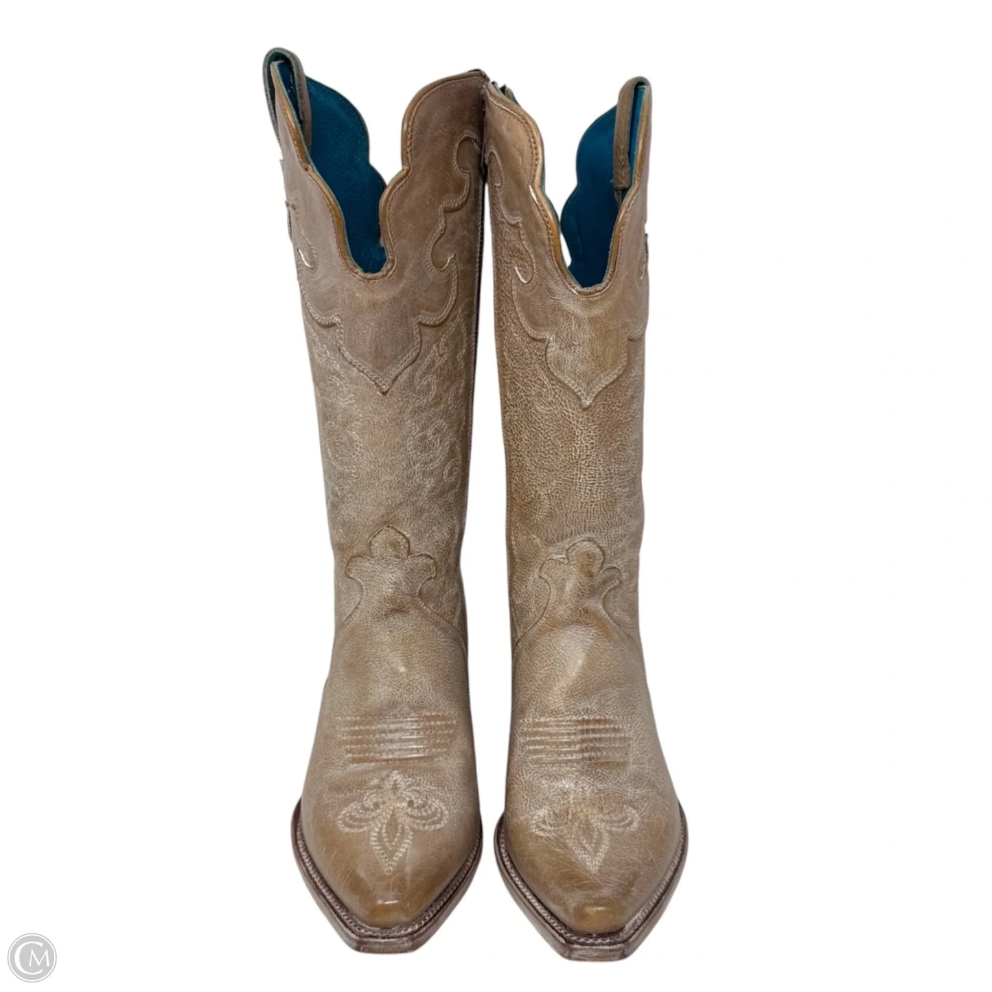 Queen Cowgirl Leather Boots By Bed Stu In Oats White, Size: 8