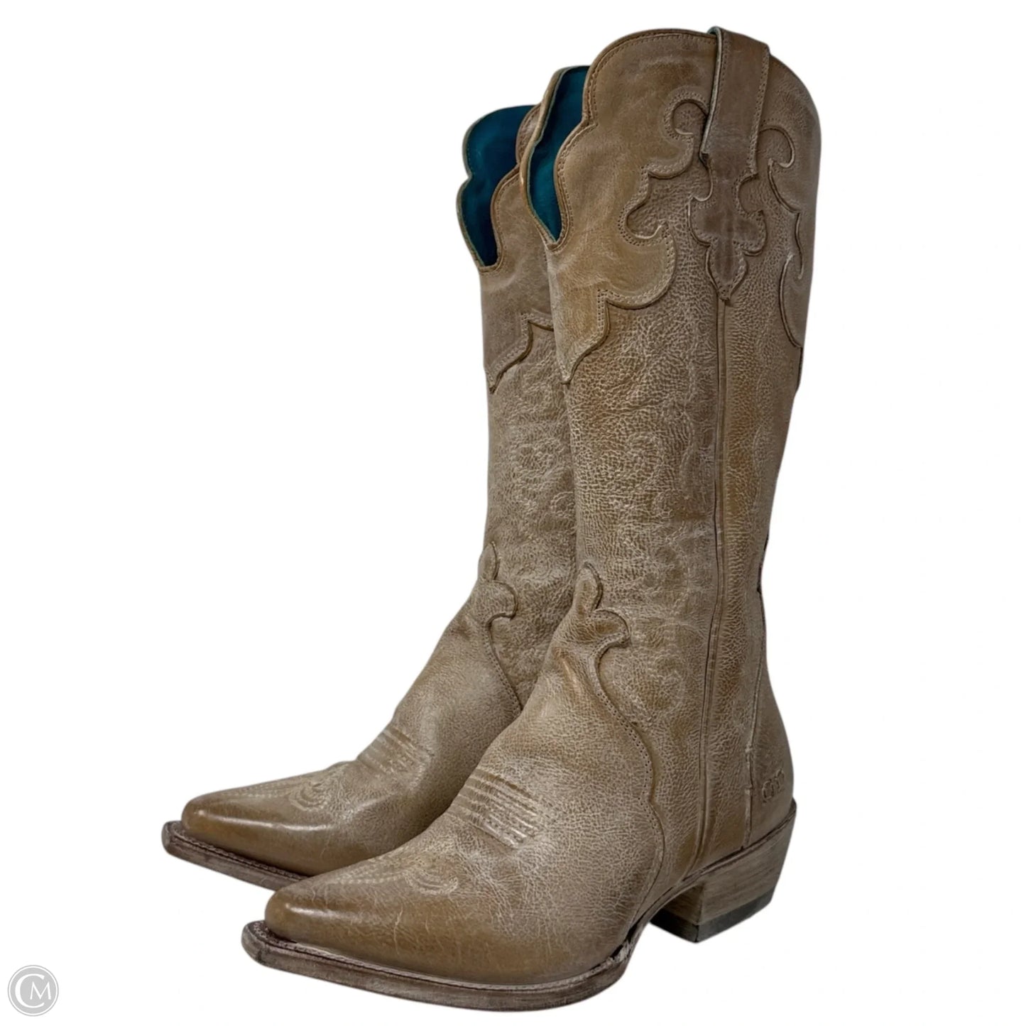 Queen Cowgirl Leather Boots By Bed Stu In Oats White, Size: 8