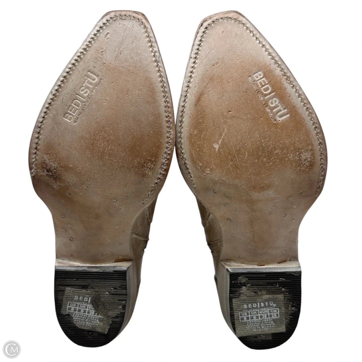 Queen Cowgirl Leather Boots By Bed Stu In Oats White, Size: 8