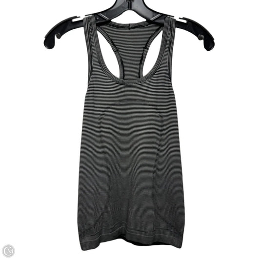 Athletic Tank Top By Lululemon In Striped Pattern, Size: 4