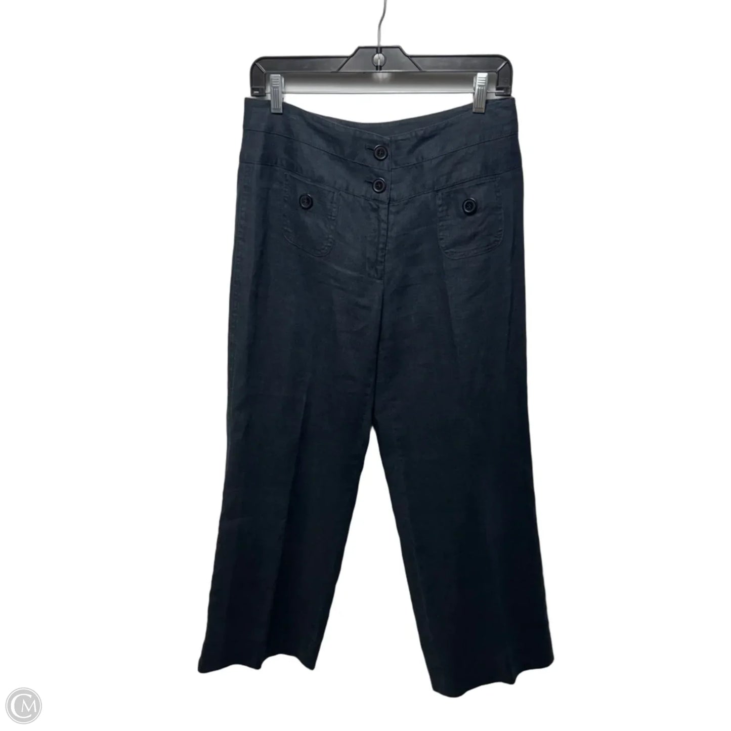 Linen Pants By Elliott Lauren In Navy, Size: 6