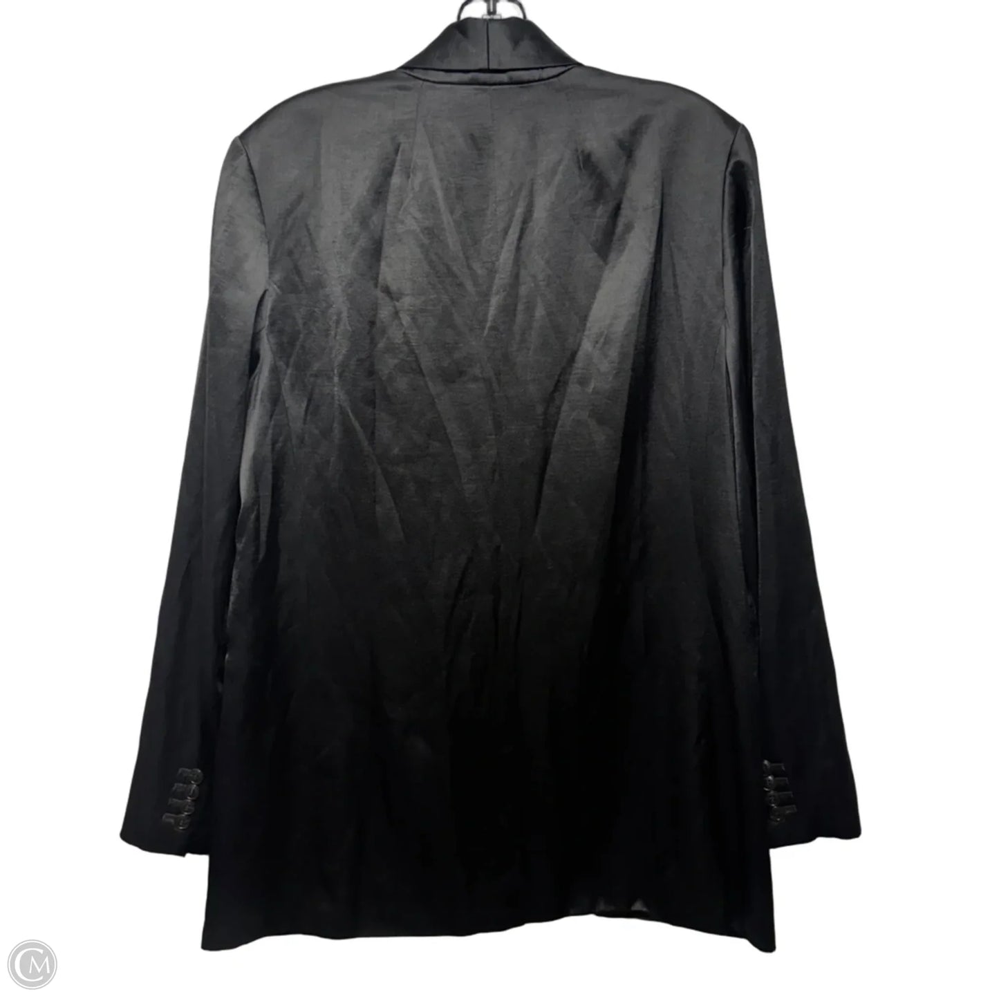 Satin Oversized Blazer By Madewell In Black, Size: 10