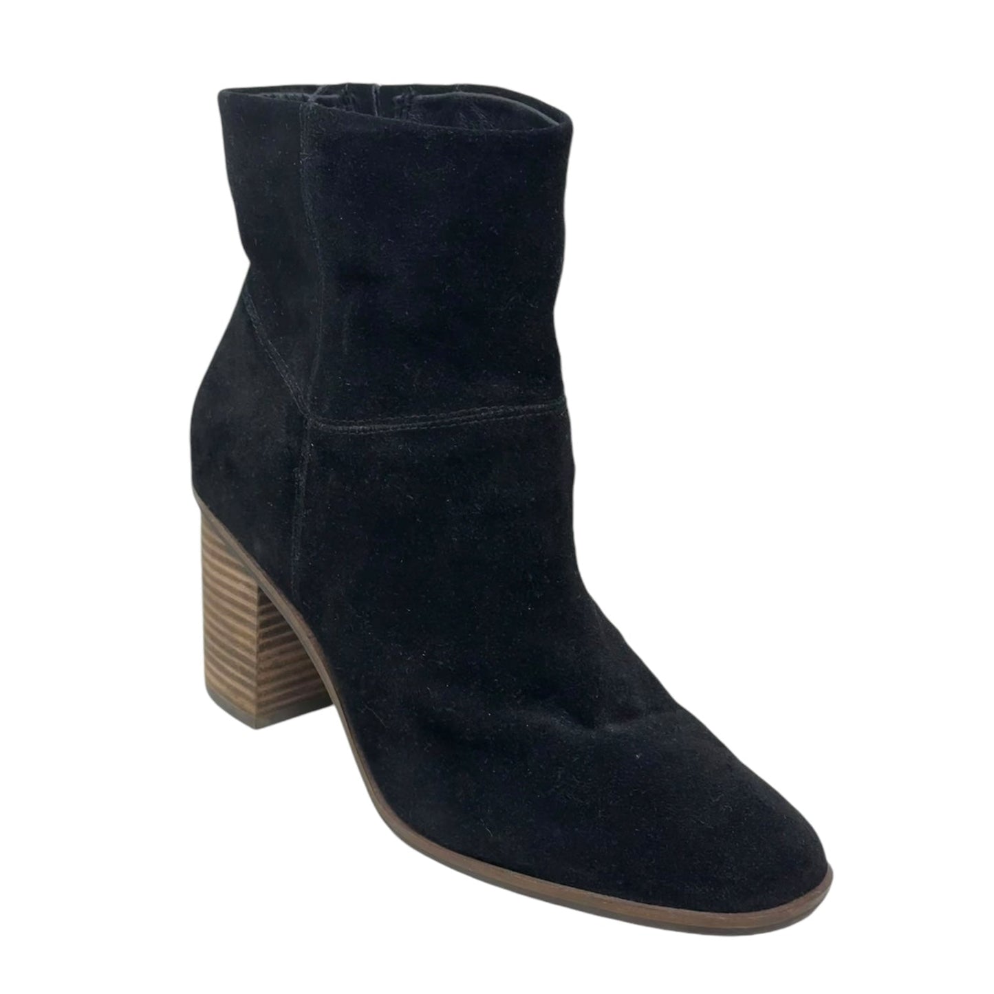 Jicole Suede Slip On Ankle Boots By Lucky Brand In Black, Size: 9