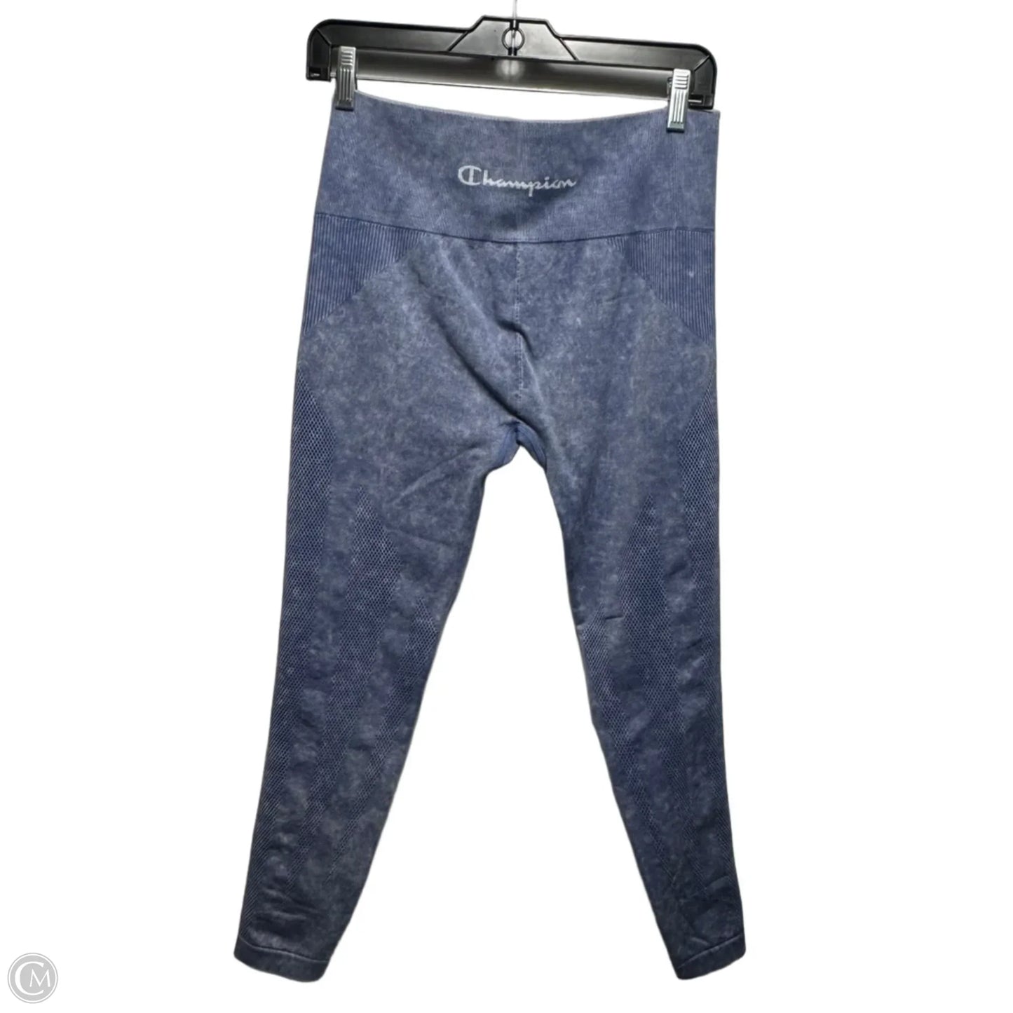 Athletic Leggings By Champion In Blue, Size: L