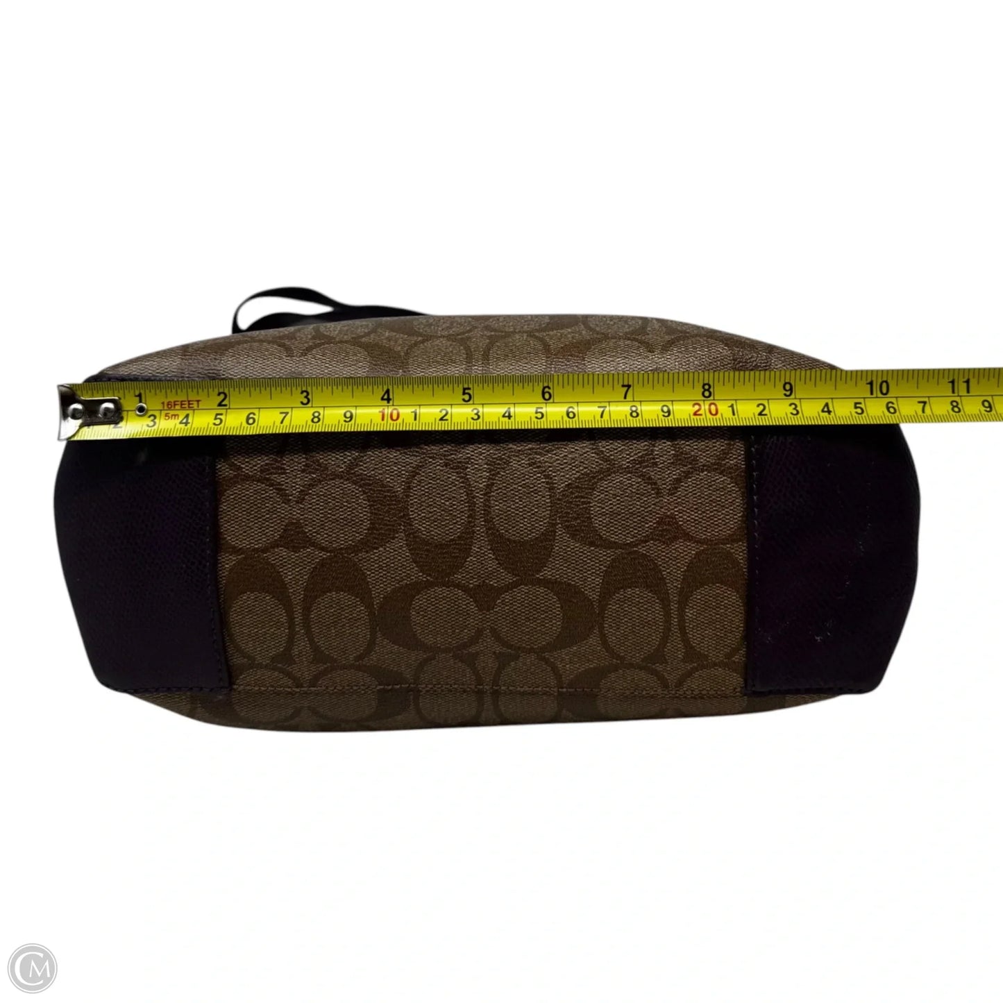 Signature Tote Designer By Coach, Size: Medium
