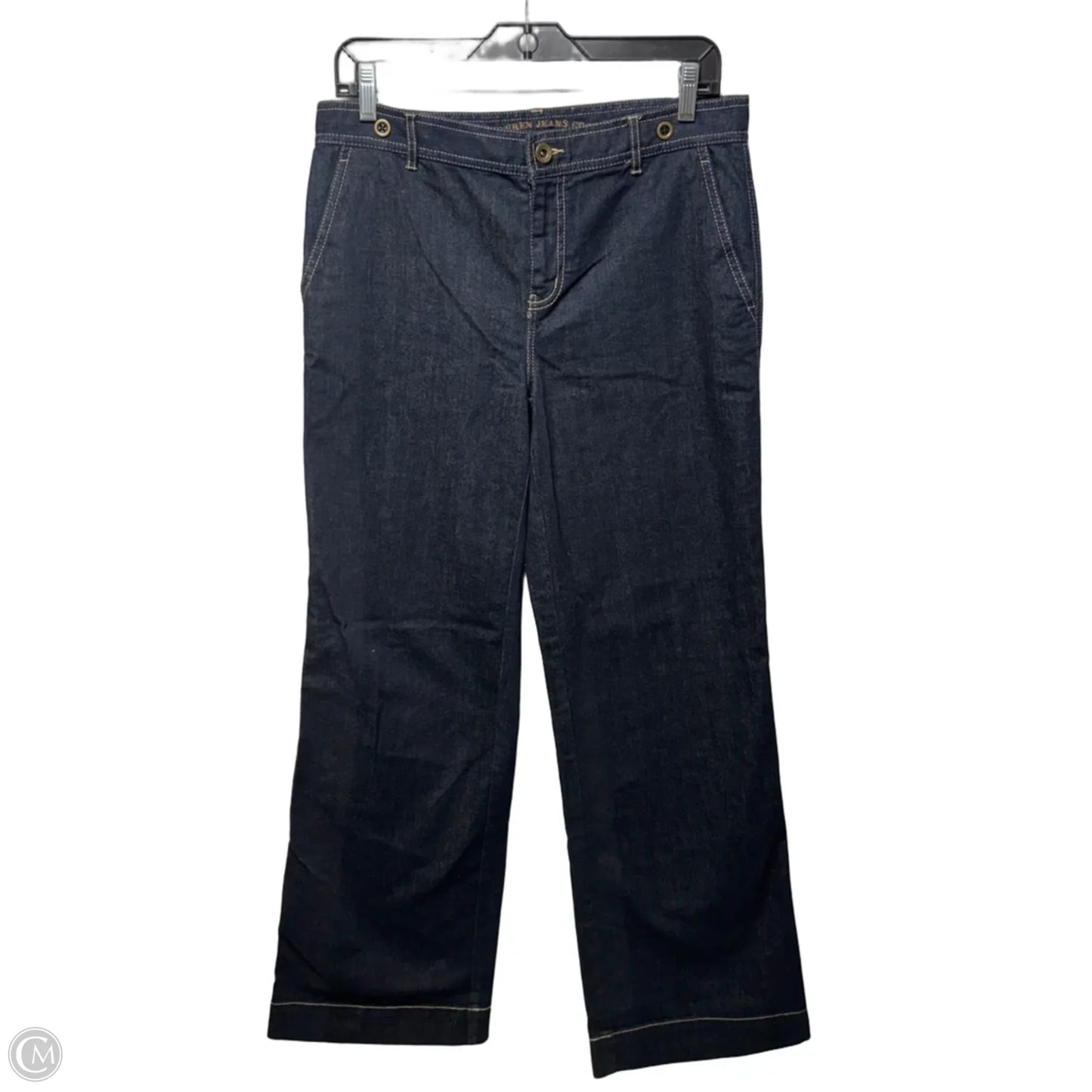Jeans Wide Leg By Lauren Jeans Co In Blue Denim, Size: 6