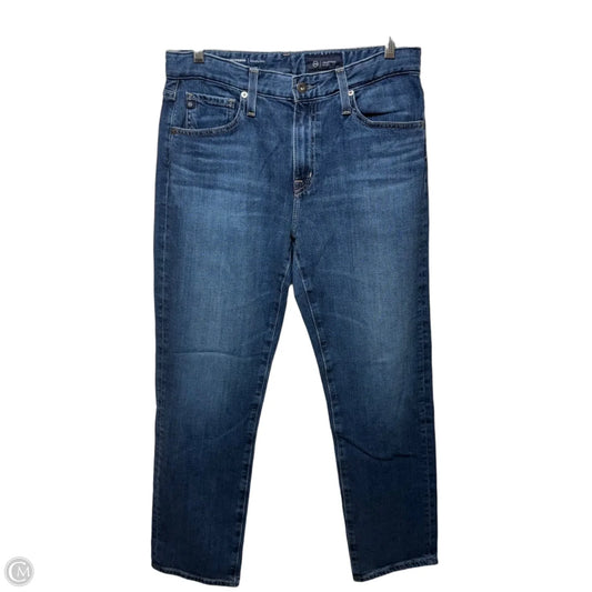 Slouchy Slim Jeans Boyfriend By Adriano Goldschmied In Blue Denim, Size: 4