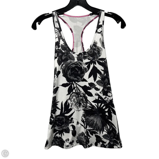 Athletic Tank Top By Lululemon In Floral Print, Size: S (estimated)
