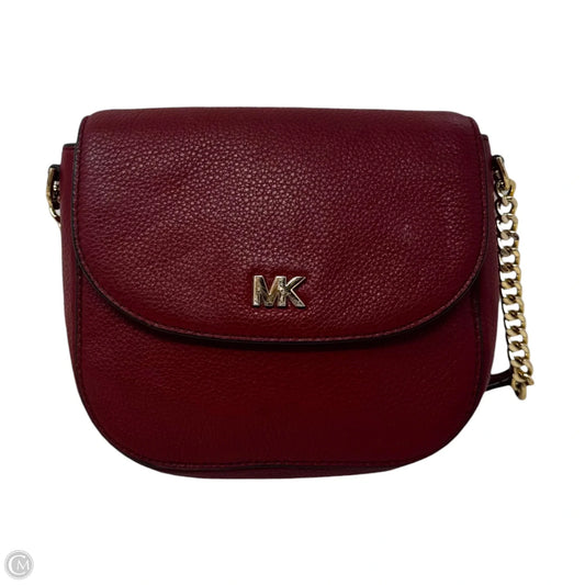 Crossbody Leather By Michael By Michael Kors, Size: Medium
