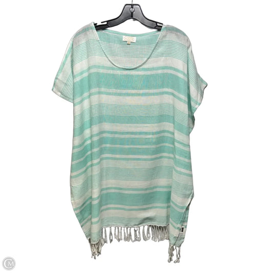 Cotton Swimwear Cover-up By Mudpie In Striped Pattern, Size: Osfm