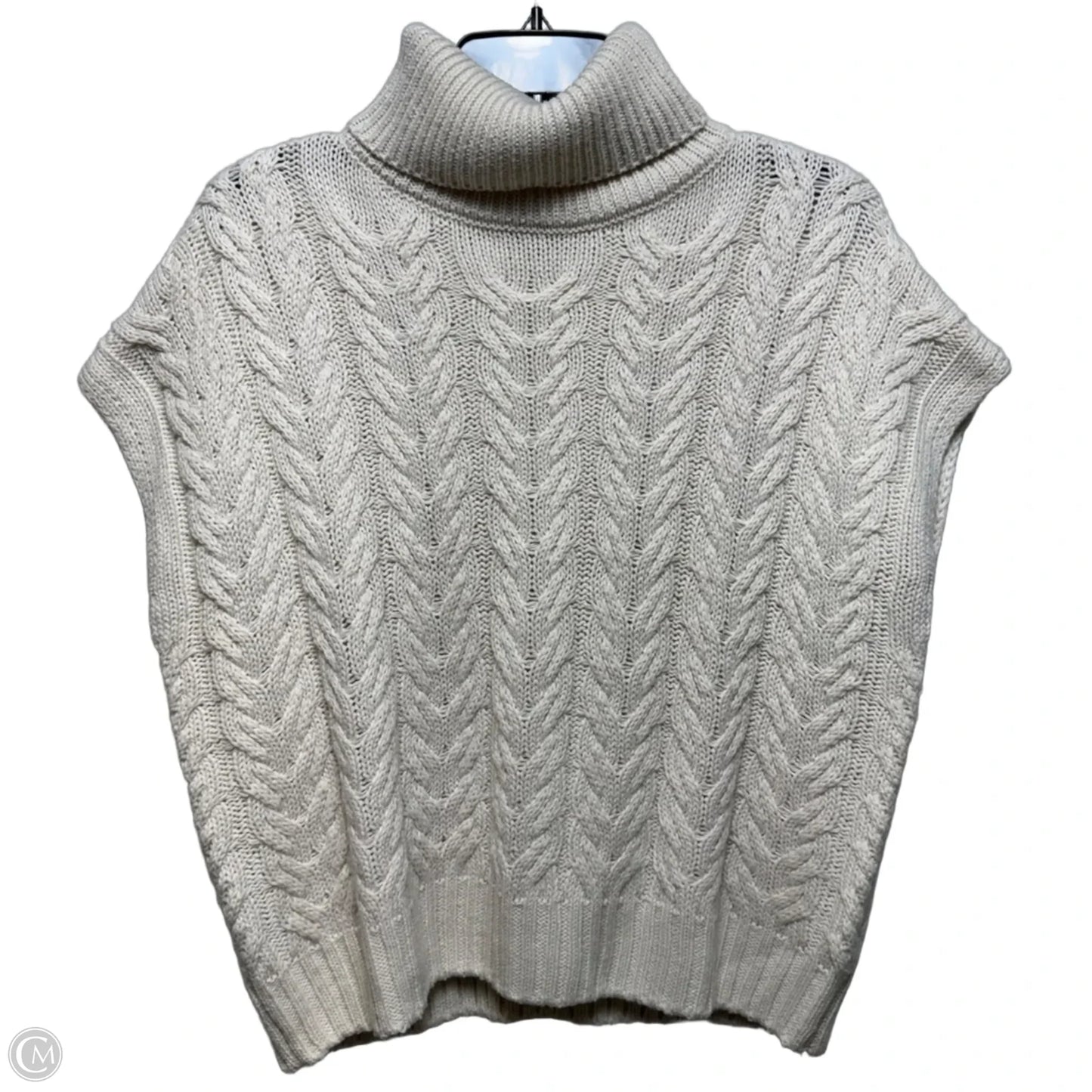 Sweater Short Sleeve By Splendid In Cream, Size: Xs