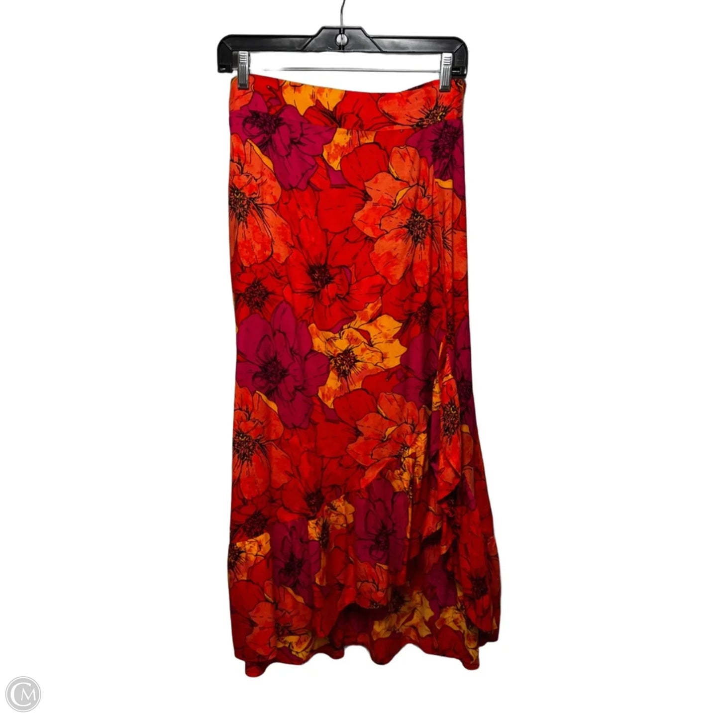 Skirt Maxi By Violet Skies In Floral Print, Size: Xl