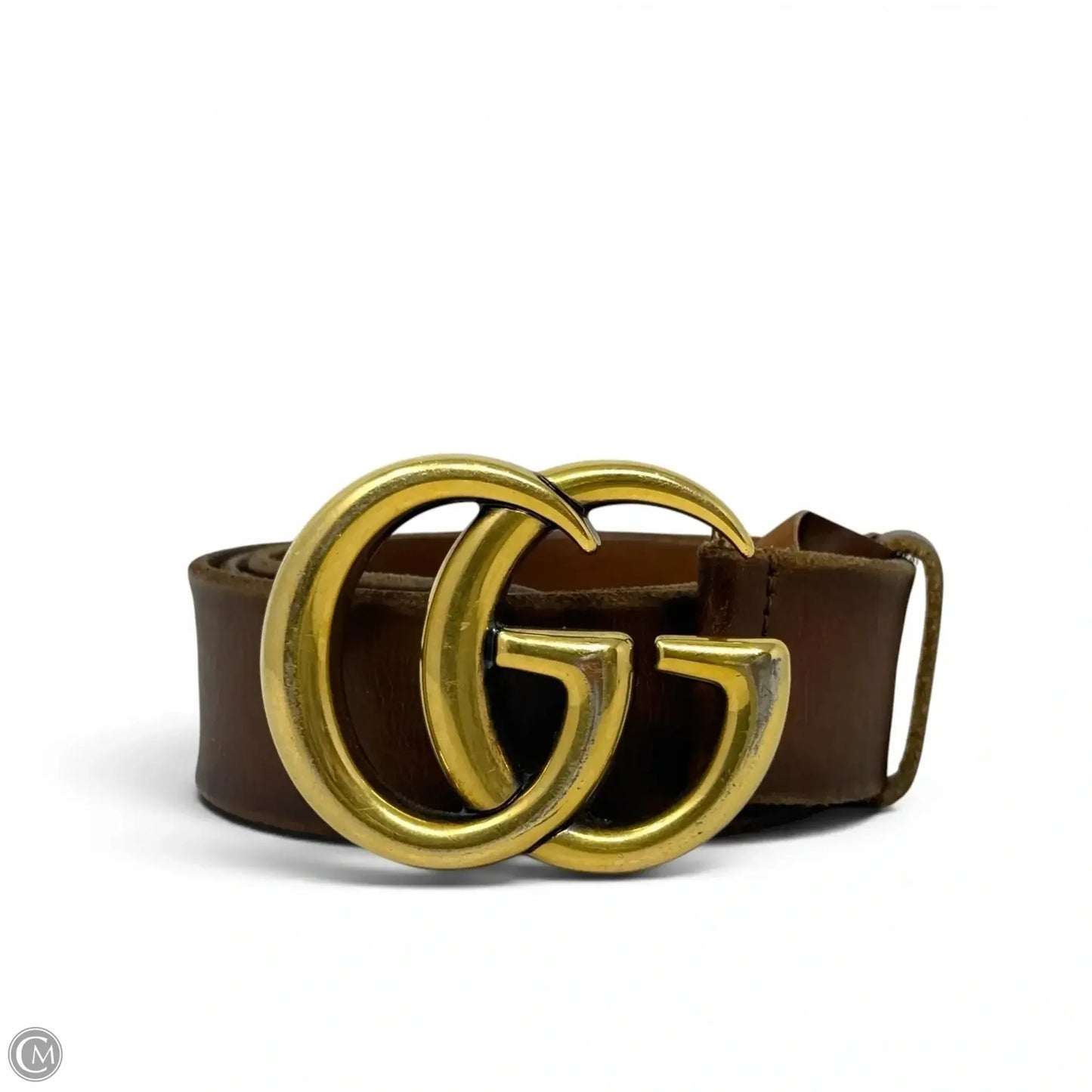AS IS Vintage Marmont Belt Luxury Designer By Gucci  Size: 32
