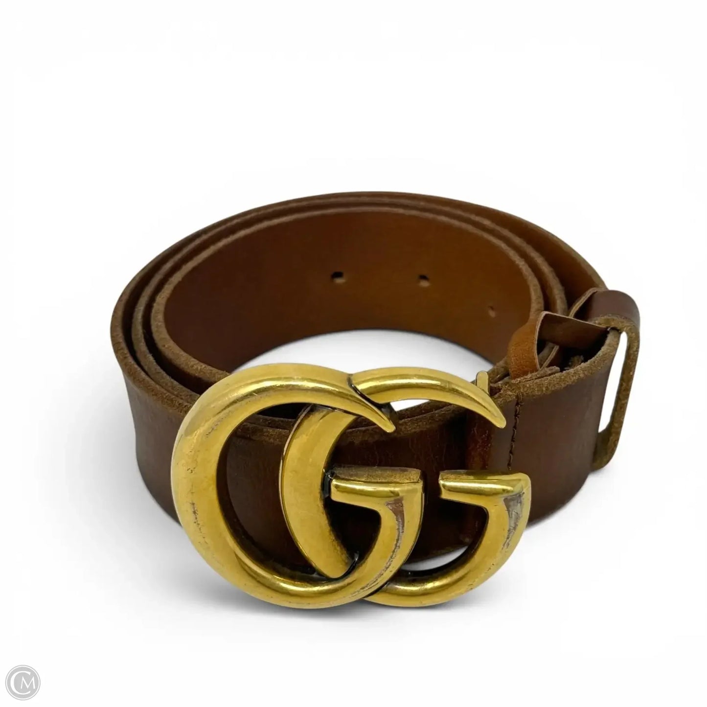 AS IS Vintage Marmont Belt Luxury Designer By Gucci  Size: 32