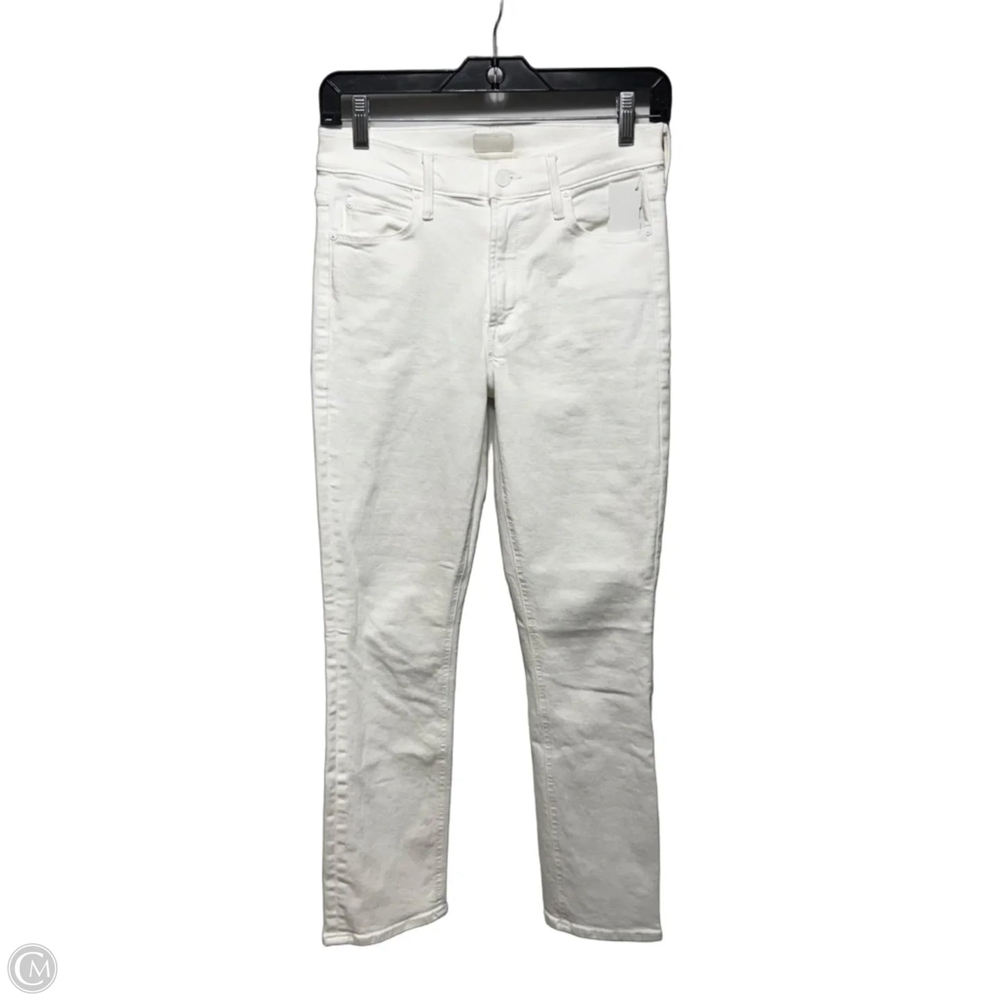 The Mid Rise Dazzler Ankle Jeans By Mother In White Denim, Size: 2/26