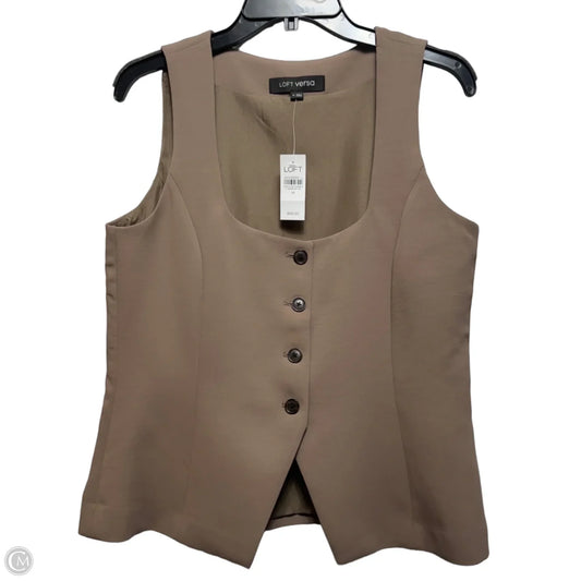 Vest Other By Loft In Taupe, Size: M