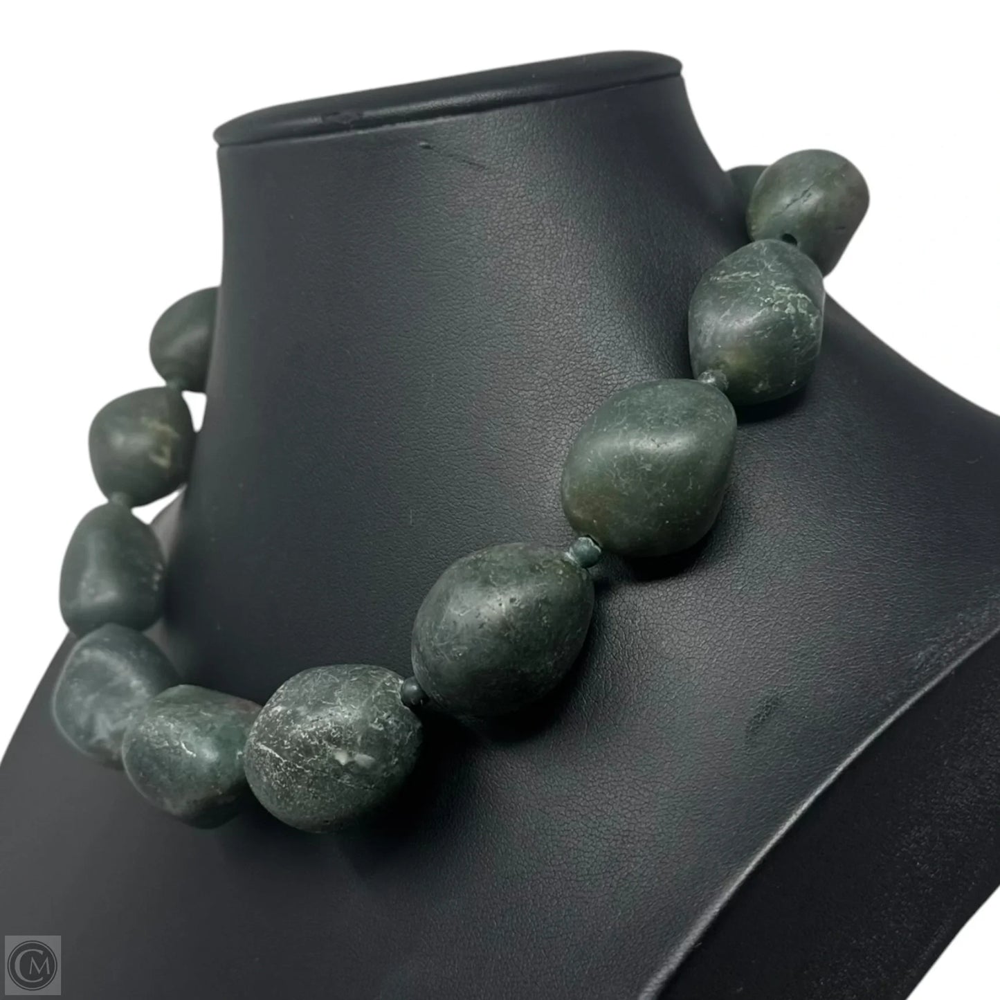 Vintage Green Gobi Mudstone Necklace Statement By Stephen Dweck