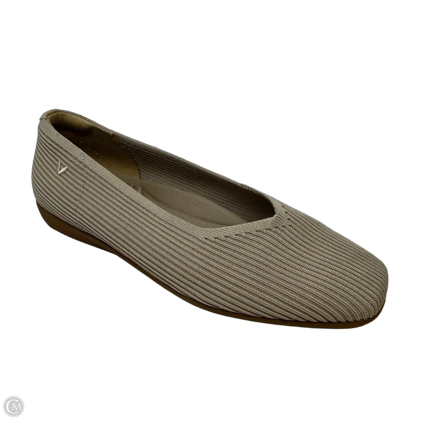 Knit Shoes Flats By Vivaia In Cream, Size: 7.5 (38.5)