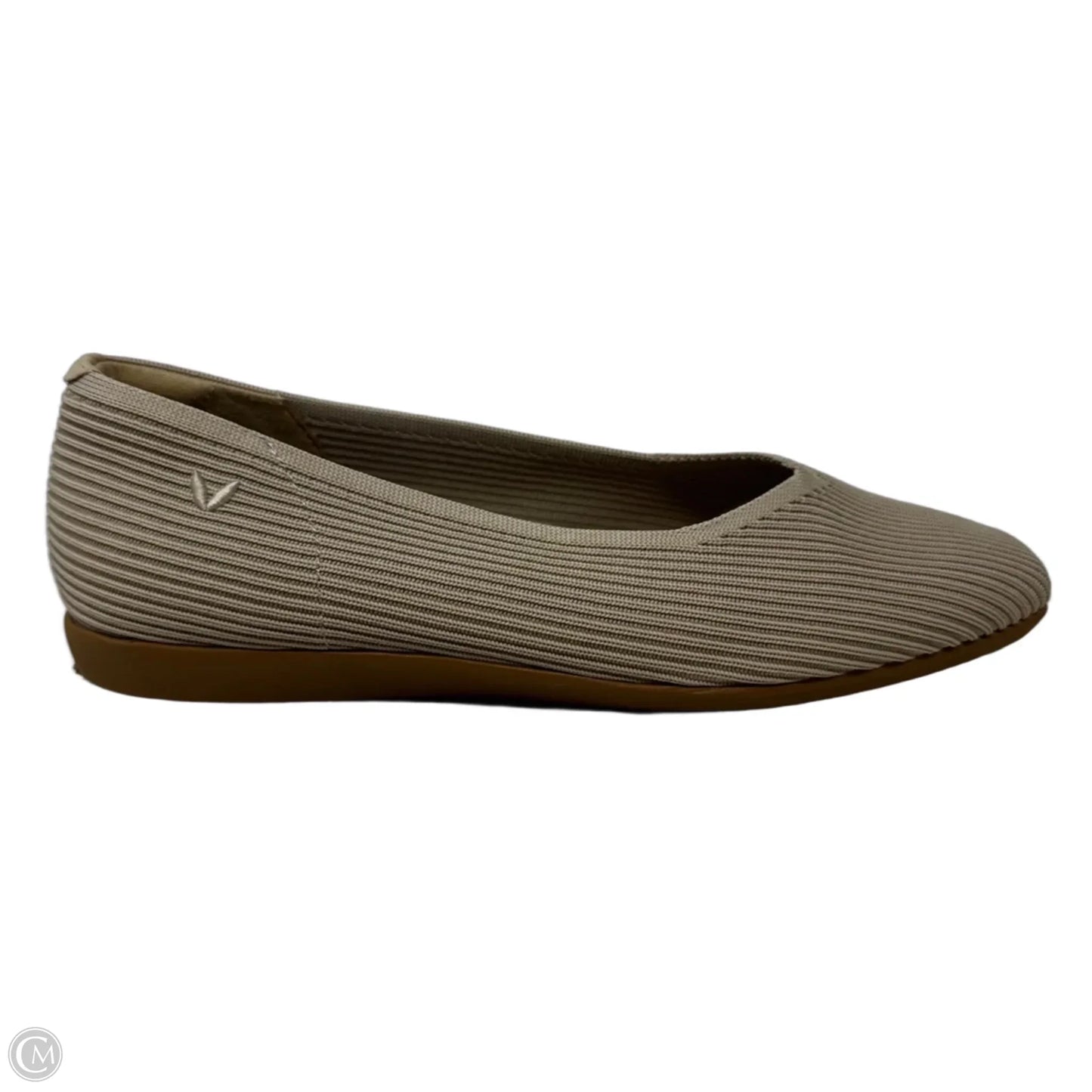 Knit Shoes Flats By Vivaia In Cream, Size: 7.5 (38.5)