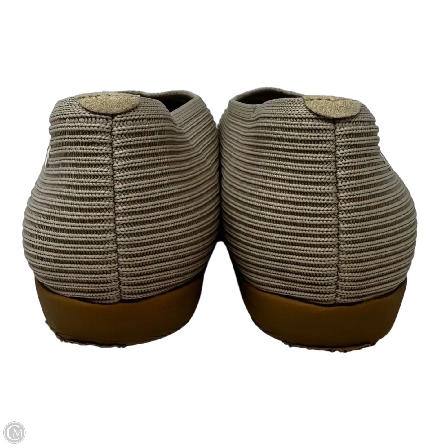 Knit Shoes Flats By Vivaia In Cream, Size: 7.5 (38.5)