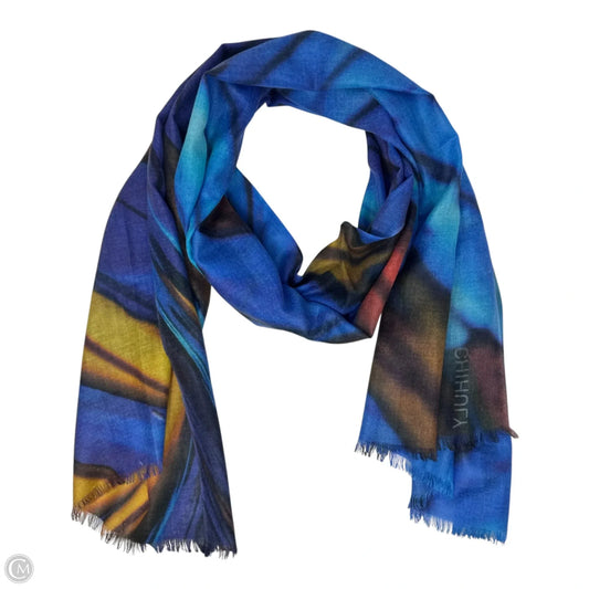 Multicolored Cashmere & Silk Scarf Long By Chihuly
