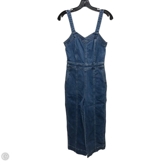 Denim Jumpsuit By Madewell In Blue Denim, Size: 2