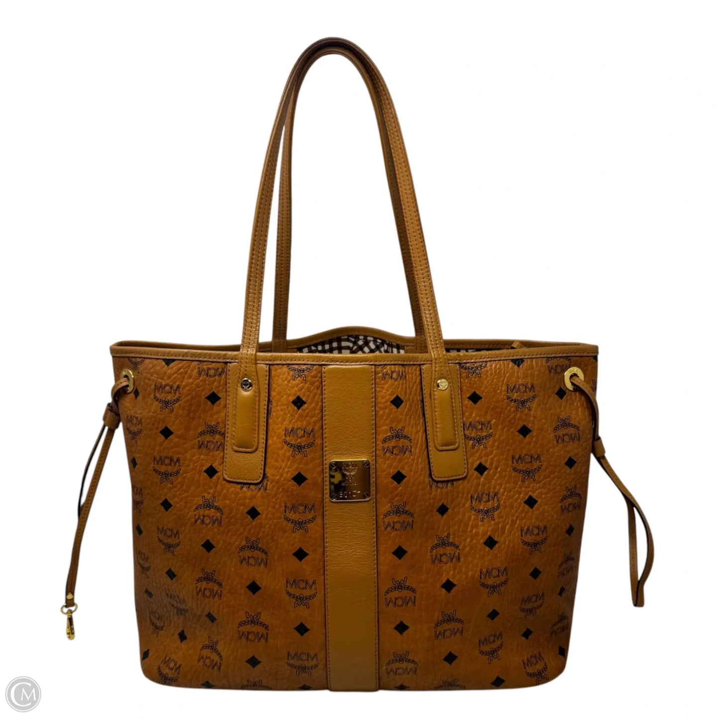 Visetos Liz Reversible Shopper Tote Luxury Designer By MCM, Size: Medium