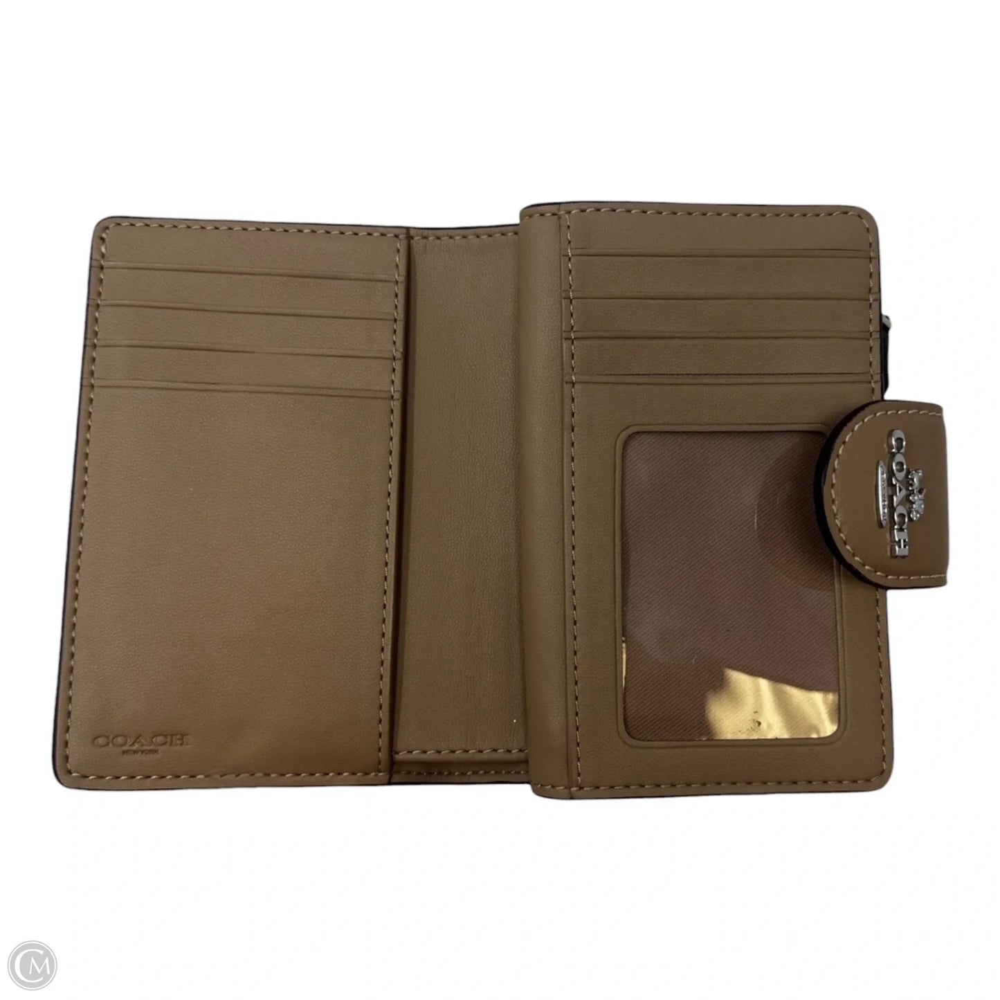 Corner Zip Wallet Designer By Coach, Size: Medium