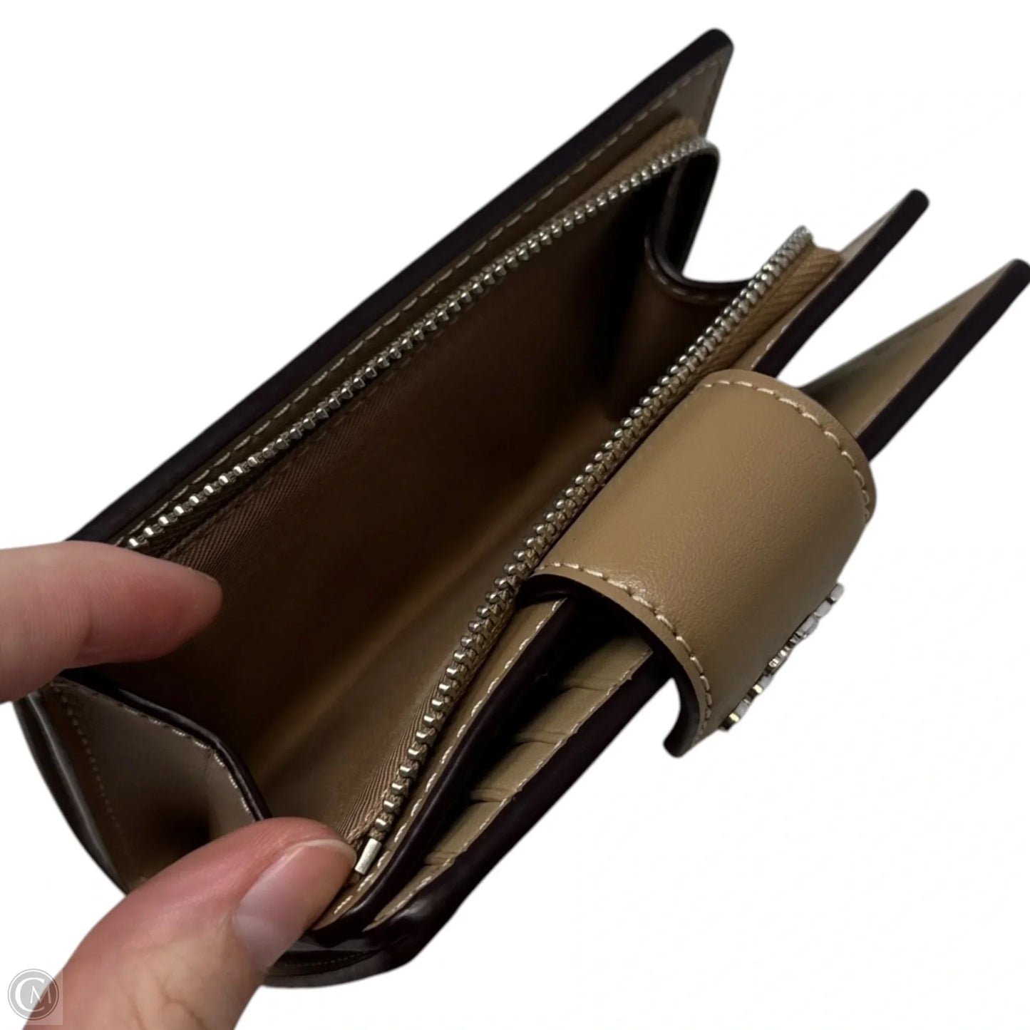 Corner Zip Wallet Designer By Coach, Size: Medium