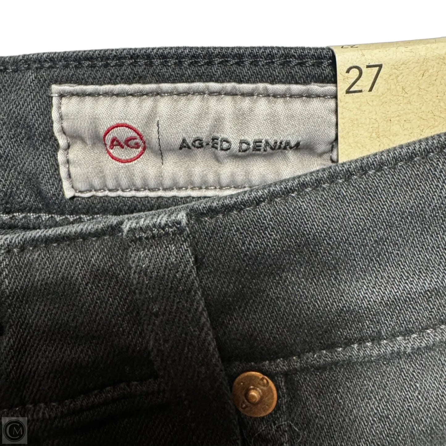 Ex-Boyfriend Slouchy Slim Jeans By Adriano Goldschmied In Black Denim, Size: 4/27