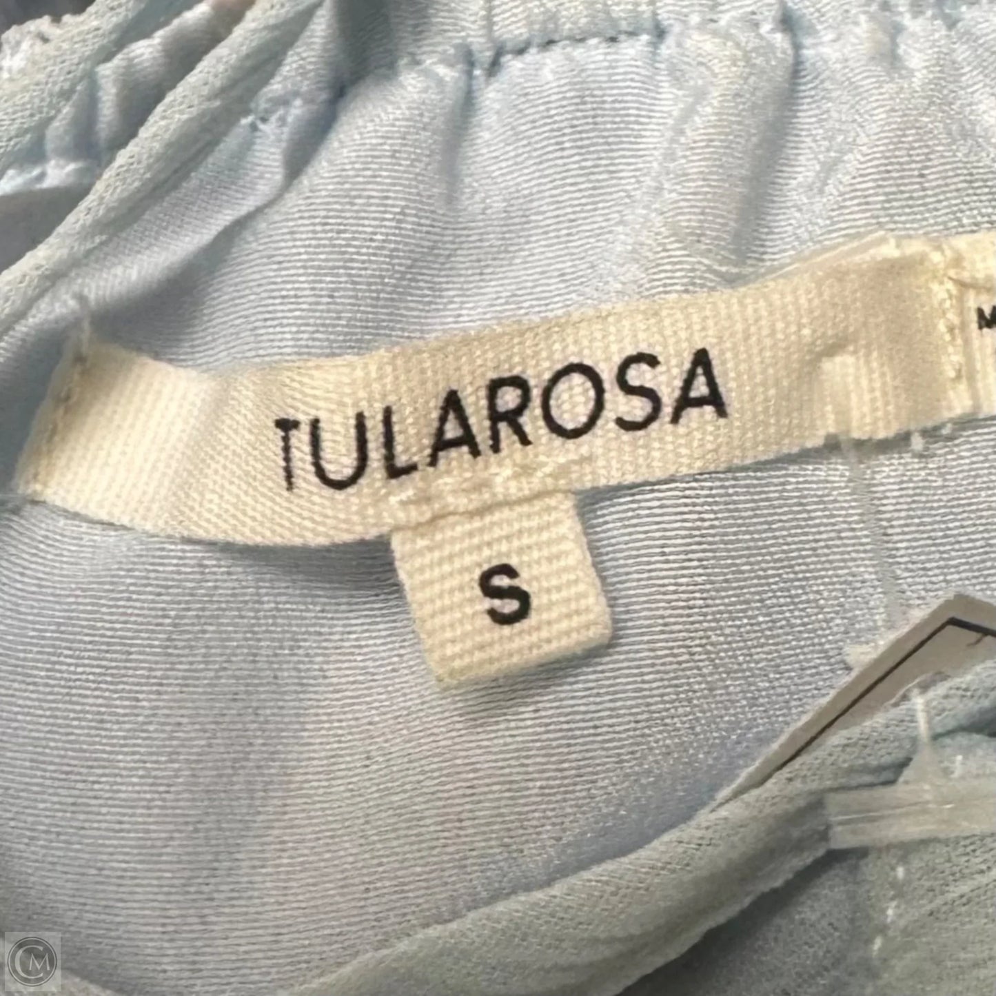 Tabitha Tiered Crepe Maxi Dress By Tularosa In Baby Blue, Size: S