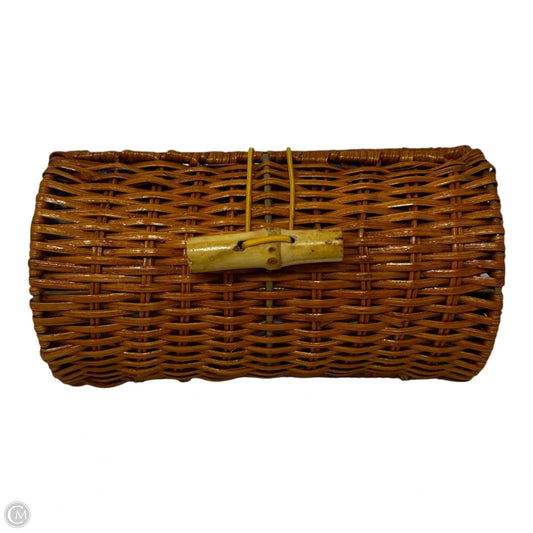 Woven Wicker Clutch Designer By Lilly Pulitzer, Size: Small