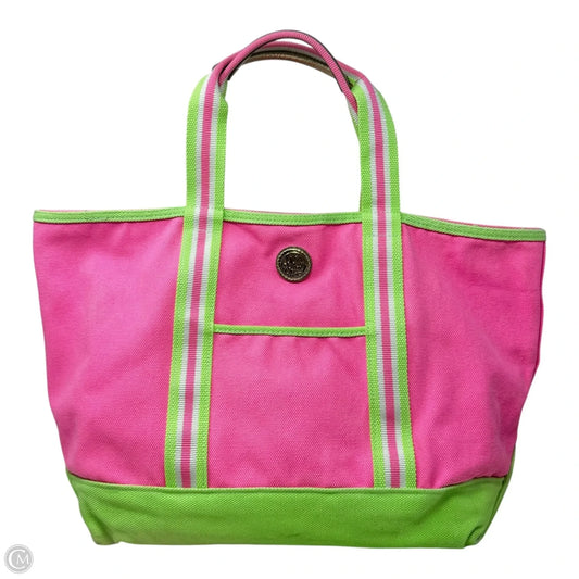 Canvas Tote Designer By Lilly Pulitzer, Size: Medium