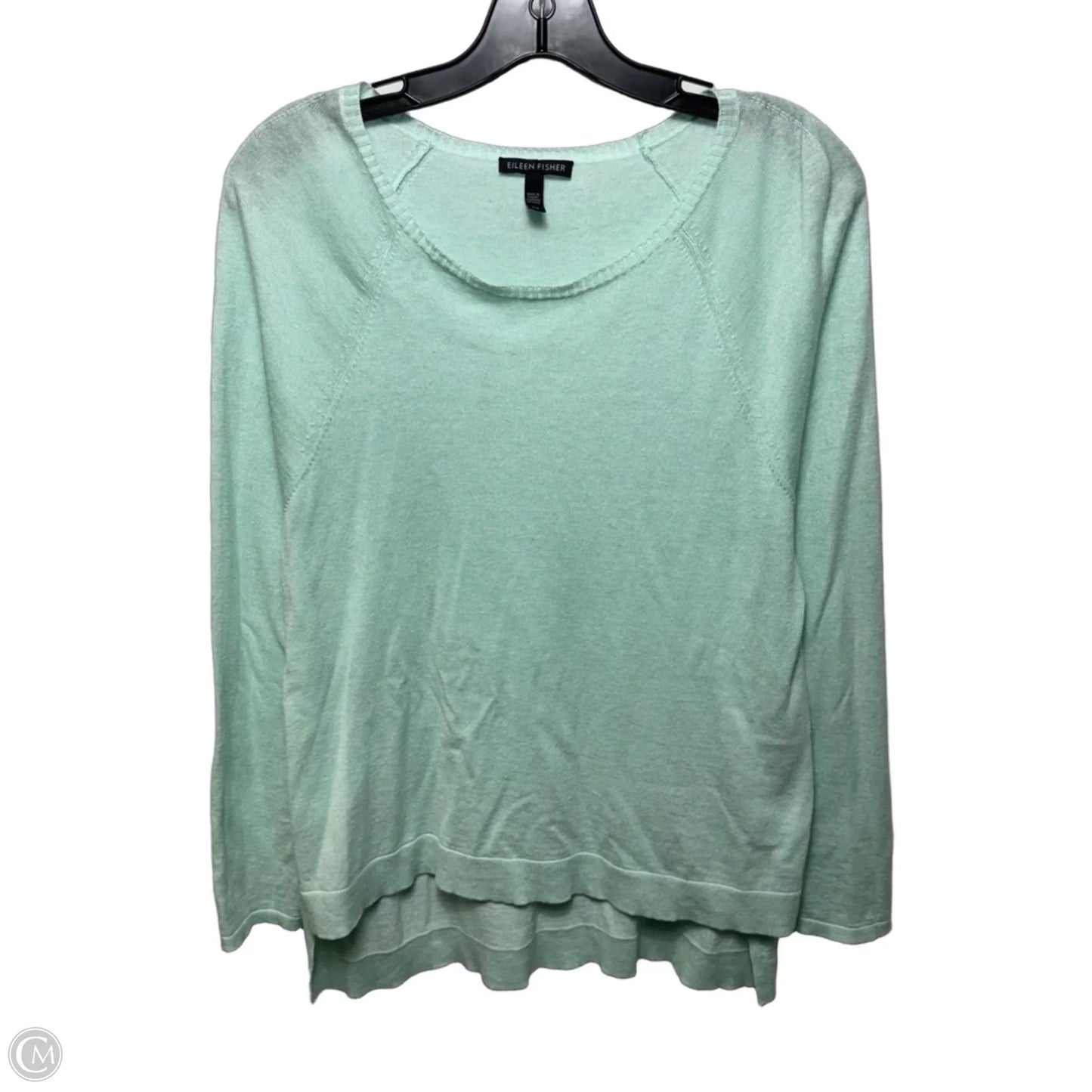 Sweater By Eileen Fisher In Aqua, Size: S