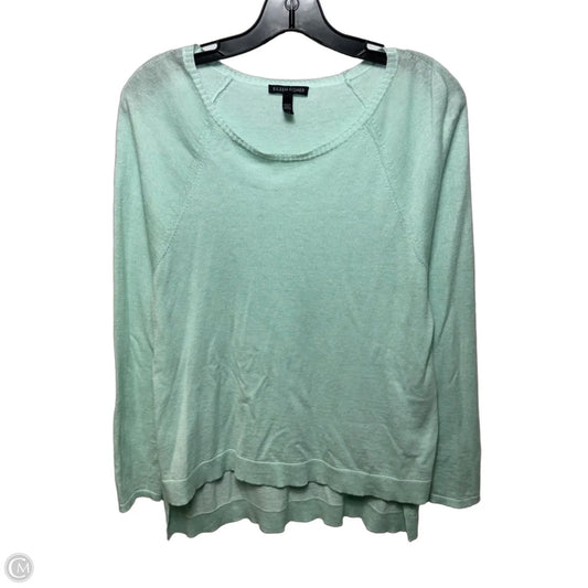 Sweater By Eileen Fisher In Aqua, Size: S