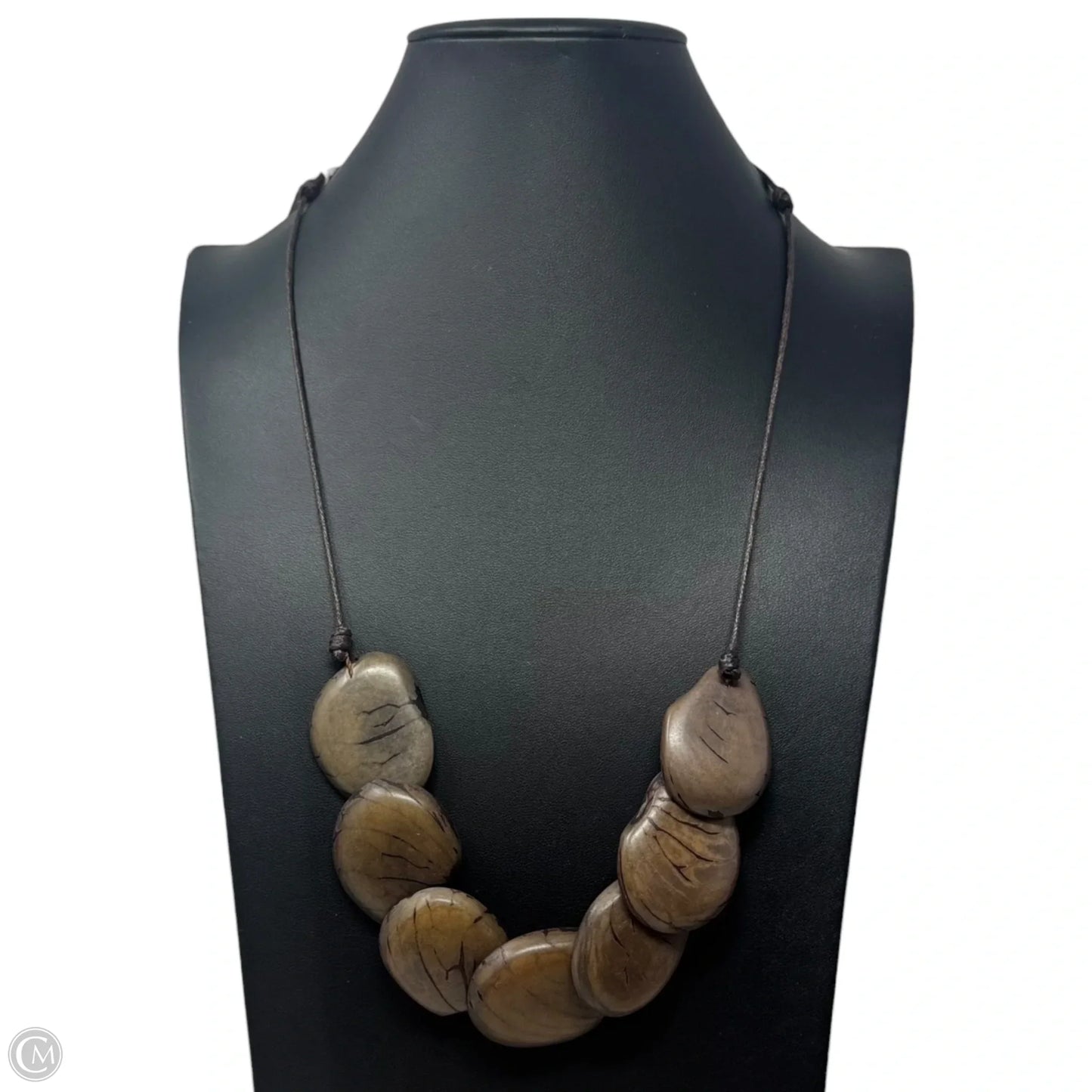 Tagua Nut Adjustable Necklace Statement By J. Jill