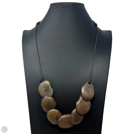 Tagua Nut Adjustable Necklace Statement By J. Jill