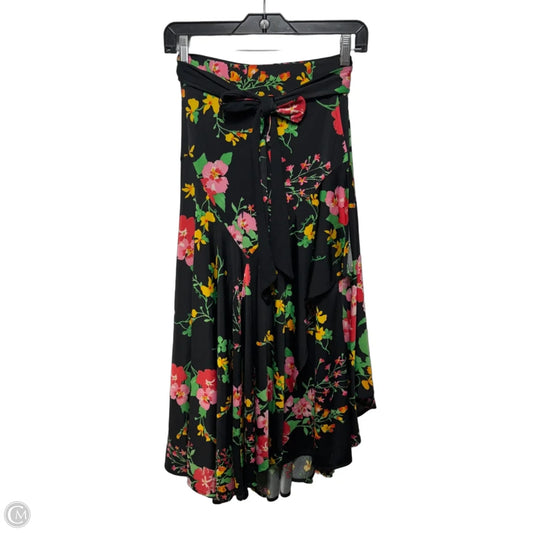 Wrap Skirt Maxi By Cabi In Floral Print, Size: S