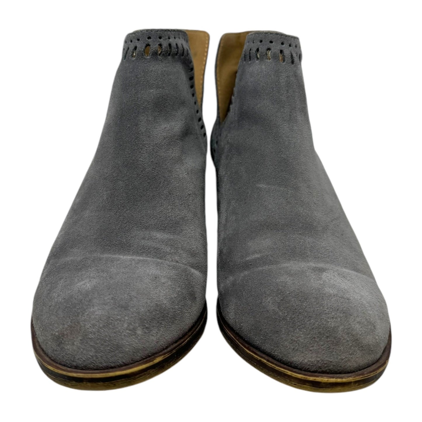 Bustina Bootie Boots Ankle Flats By Lucky Brand In Grey, Size: 6.5