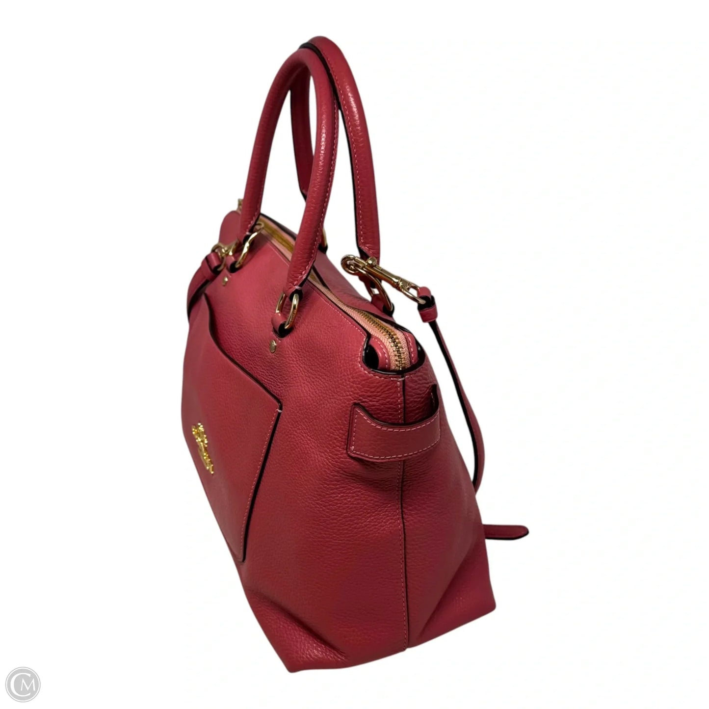 Emma Satchel Handbag Designer By Coach, Size: Medium