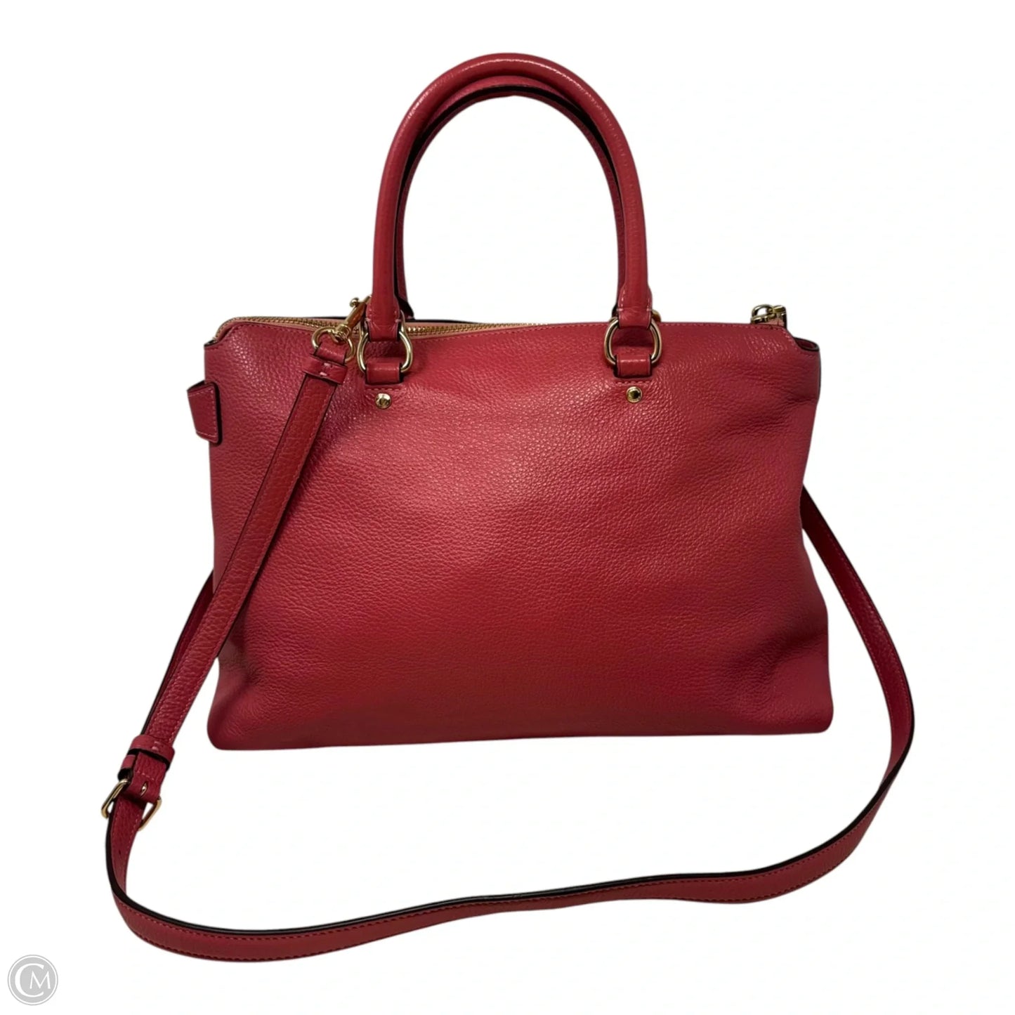 Emma Satchel Handbag Designer By Coach, Size: Medium