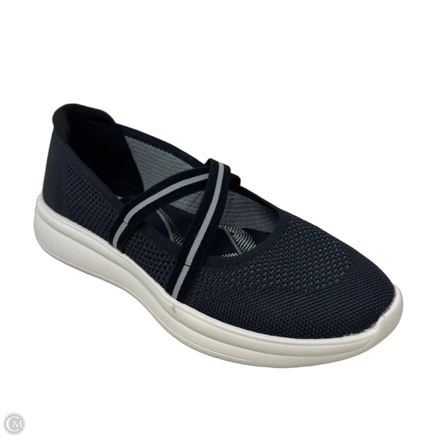 Shoes Sneakers By Clarks In Black, Size: 6.5